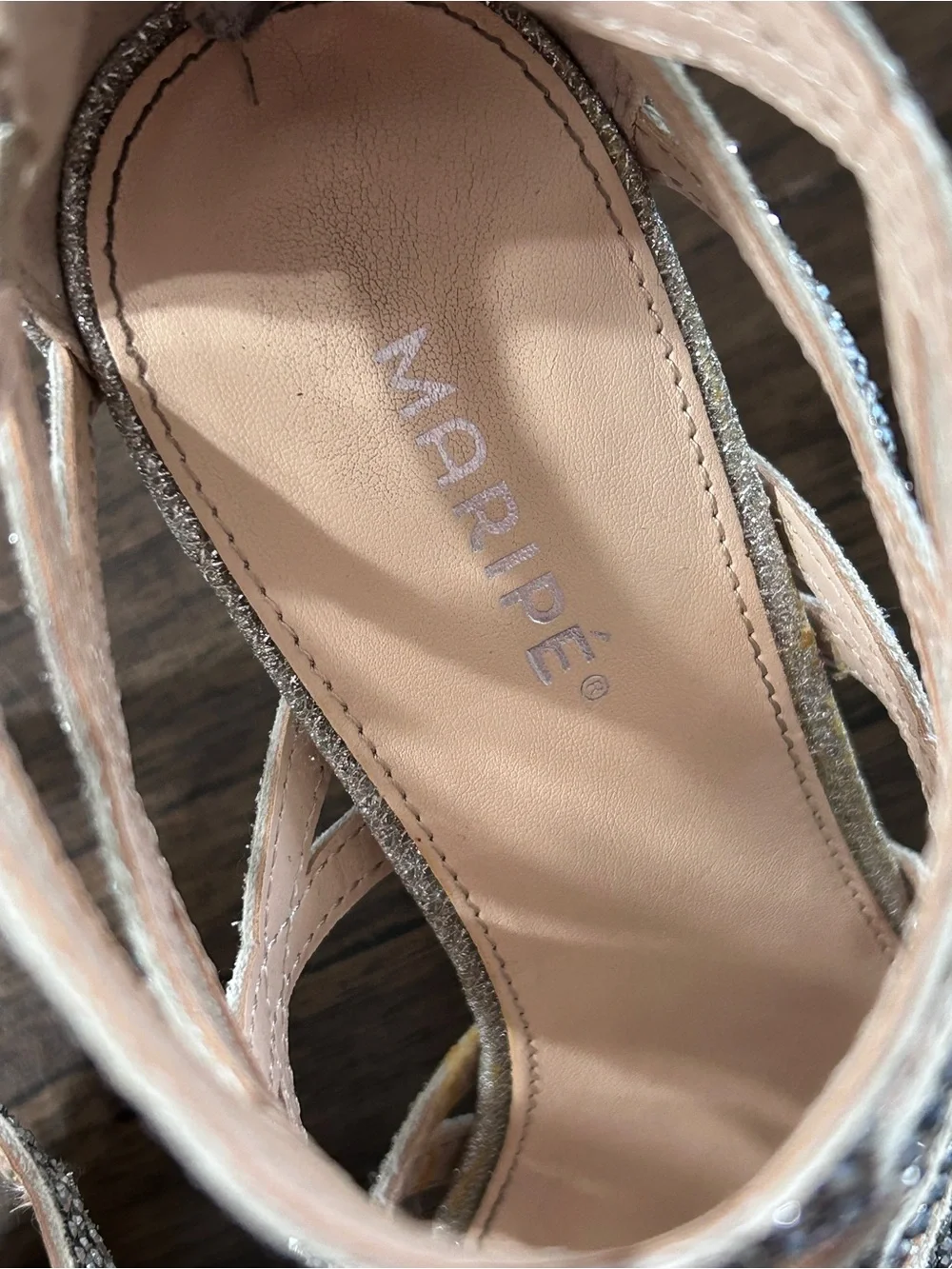Embellished Silver High Heel Sandals - Women's Dress Heels